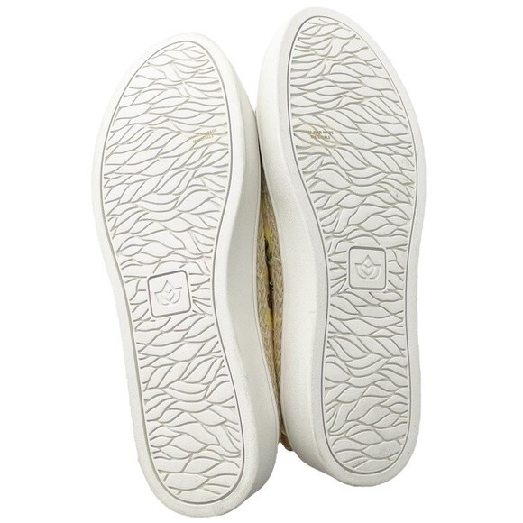 Spenco Malibu Lace Summer Platform Sneaker Bokeh Blush & Yellow Women’s Size 10 - Picture 15 of 16